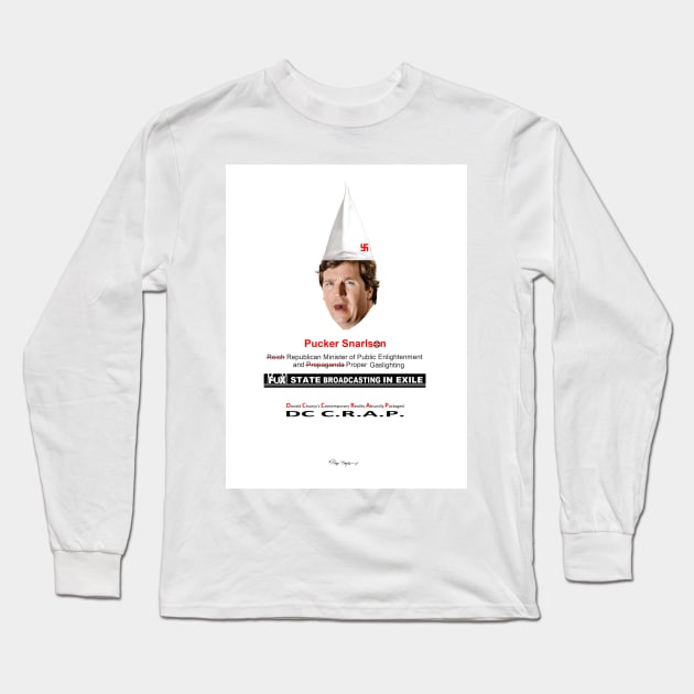 Pucker Snarlson Long Sleeve T-Shirt by arTaylor